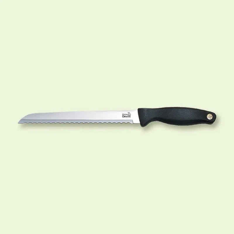 KITCHEN DEVILS STAINLESS STEEL BREAD & CAKE KNIFE 'The Loafer' - Cloud Nine Stores