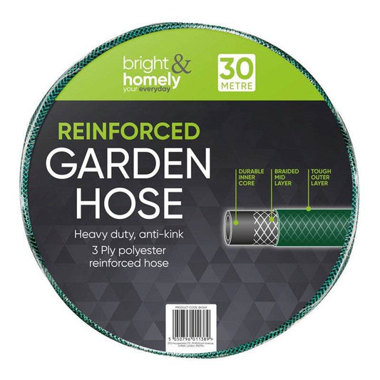 BRIGHT & HOMELY REINFORCED GARDEN HOSE PIPE 30M - Cloud Nine Stores