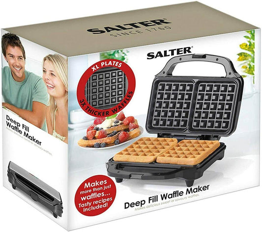 Salter EK2249 Deep Fill Waffle Maker - Cloud Nine Stores