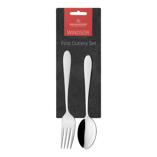 Windsor First Cutlery Set Fork Spoon Childs - Cloud Nine Stores