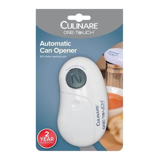 Culinare One Touch Can Opener White - Cloud Nine Stores