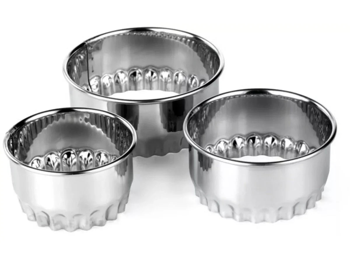 TALA SET OF 3 CRINKLED PASTRY CUTTERS - Cloud Nine Stores