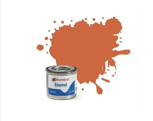 HUMBROL Paint Enamel - 82 Orange Lining - Matt 14ml - Cloud Nine Stores