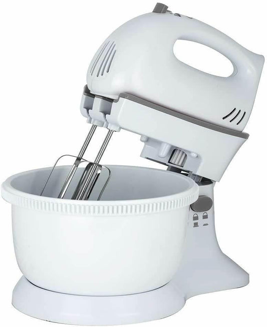 Status Pittsburgh 5 Speed Hand Held Mixer and Bowl, White - Cloud Nine Stores