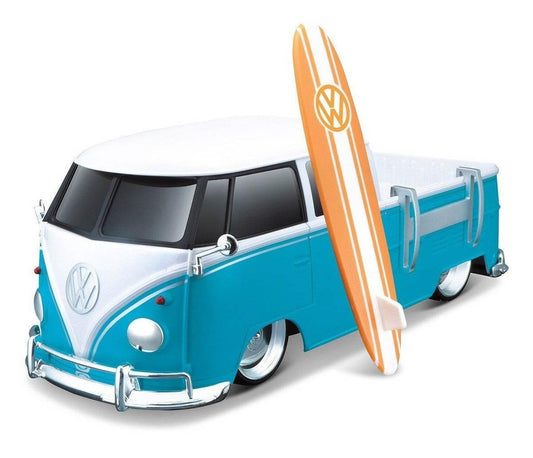 Maisto Tech R/C 1:16 Scale 2.4 GHz VW Type 2 Pick-up w/Surfboard - Cloud Nine Stores