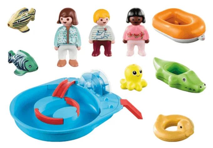PLAYMOBIL 1.2.3 Aqua 70267 Splish Splash Water Park Roleplay - Cloud Nine Stores