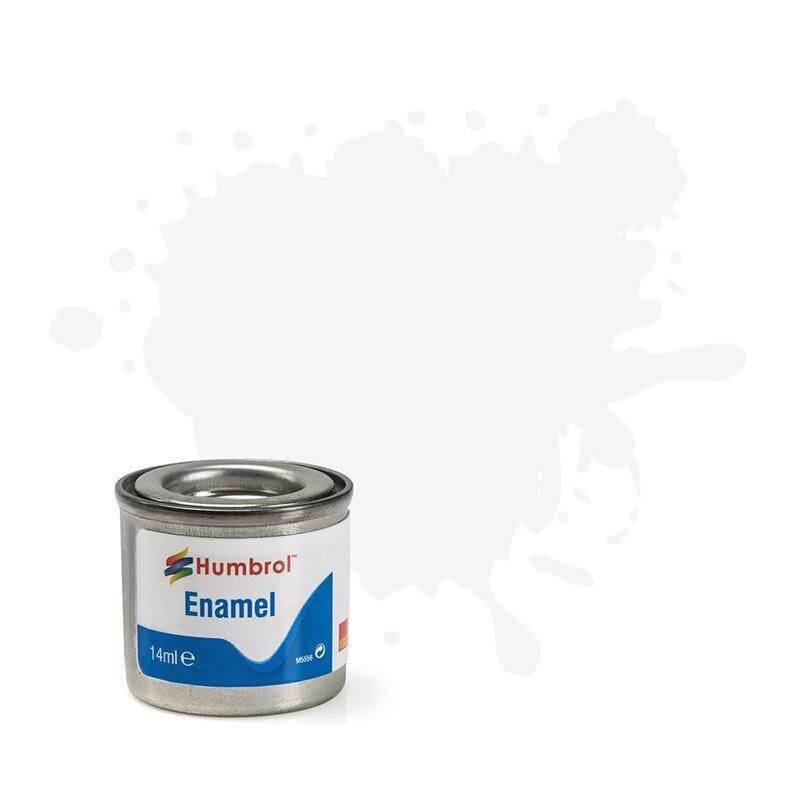 HUMBROL 130 White Satin Enamel 14ml - Cloud Nine Stores