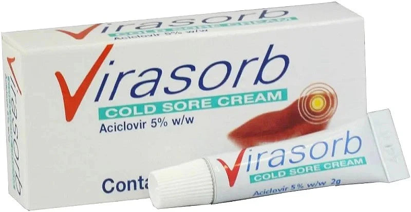 3 x VIRASORB 2G COLD SORE CREAM Cloud Nine Stores