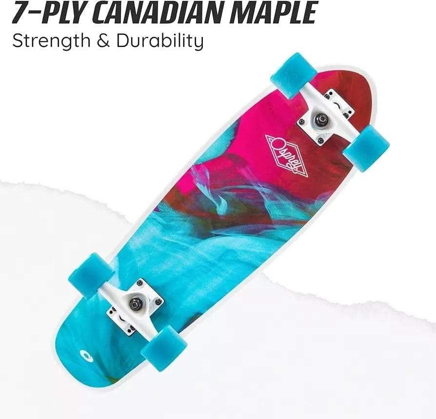 Osprey 26” CRUISER SKATEBOARD – EMULSION - Cloud Nine Stores