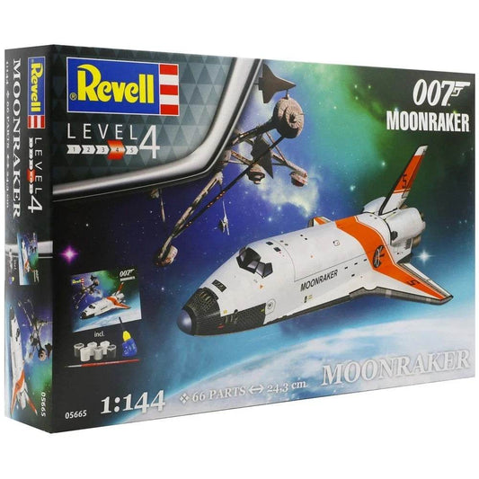 Revell James Bond 007 Moonraker Space Shuttle Model Kit Scale 1/144 - Cloud Nine Stores