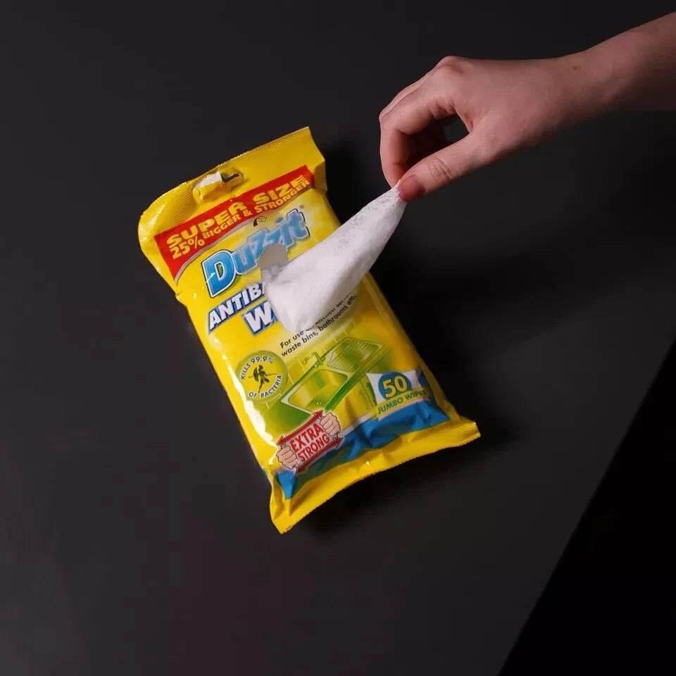 Duzzit Anti Bacterial Wipes 50 Pack - Cloud Nine Stores
