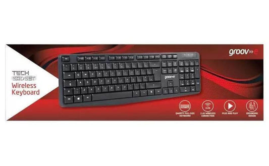 Groov-e Wireless Full Size QWERTY Keyboard - Cloud Nine Stores