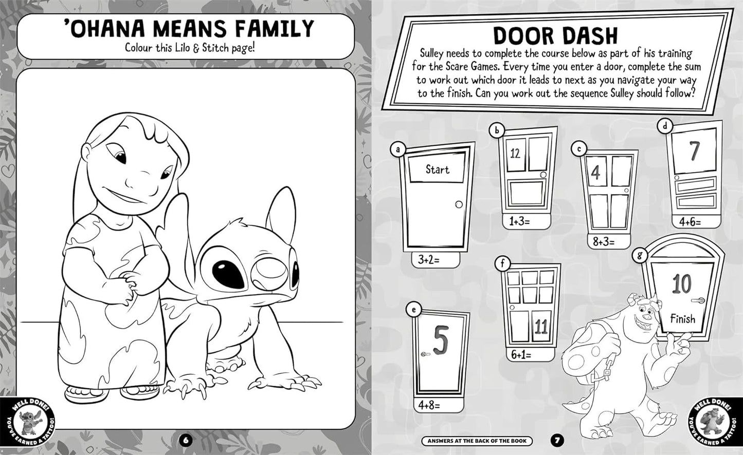 Disney: Tattoo & Activity Book Includes 45 Temporary Tattoos