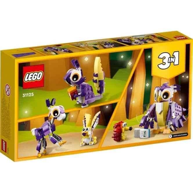 LEGO Creator 3in1 Fantasy Forest Creatures Animal Toys 31125 - Cloud Nine Stores