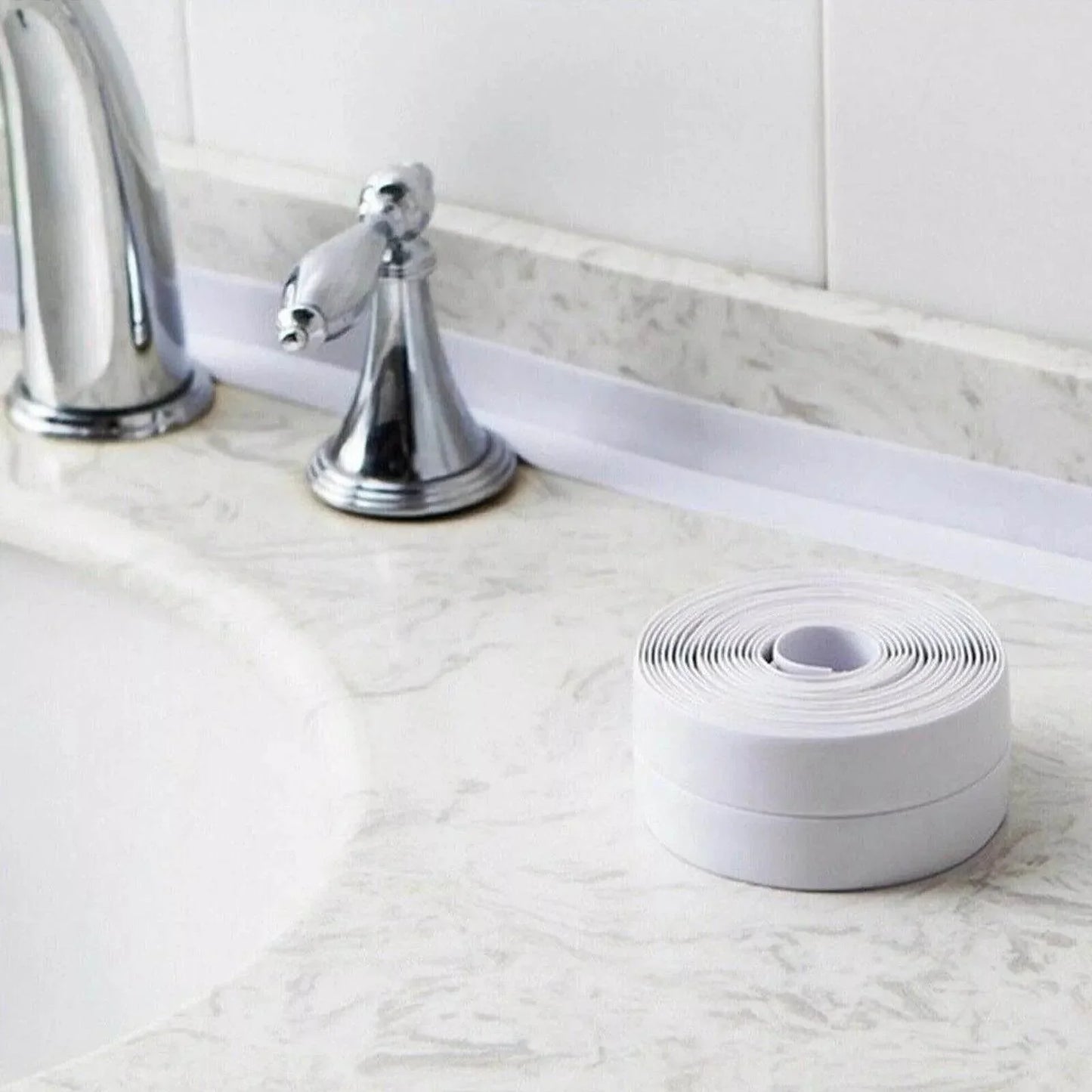 Rapide Bath & Wall Sealing Self Adhesive Tape 3.35M X 22MM - Cloud Nine Stores