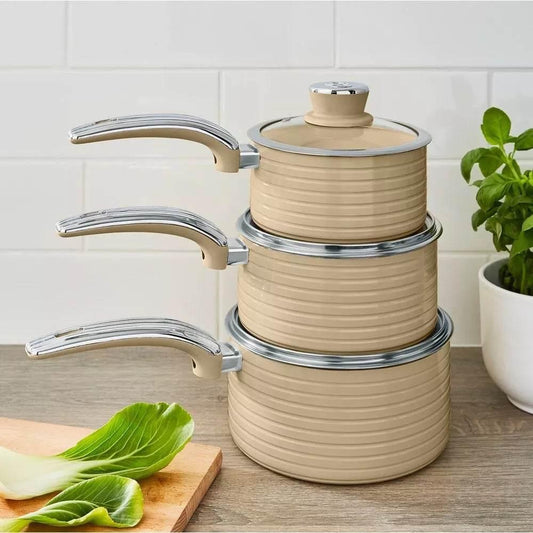 Schwan SWPS3020CN Retro Cookware Set Cream - Cloud Nine Stores