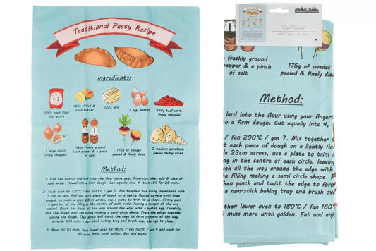 Cornish Pasty Tea Towel - Cloud Nine Stores