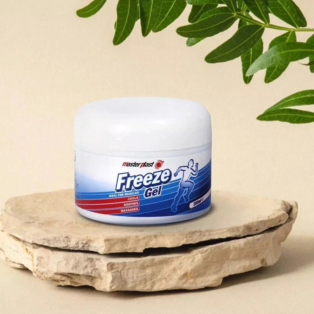 6 x MASTERPLAST MUSCLE RELIEF 200ML FREEZE GEL TUB