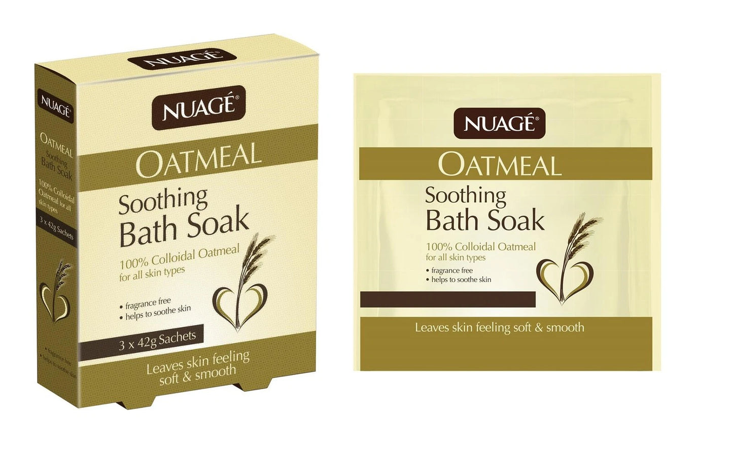 Nuage Oatmeal Soothing Bath Soak- 3 pack Cloud Nine Stores
