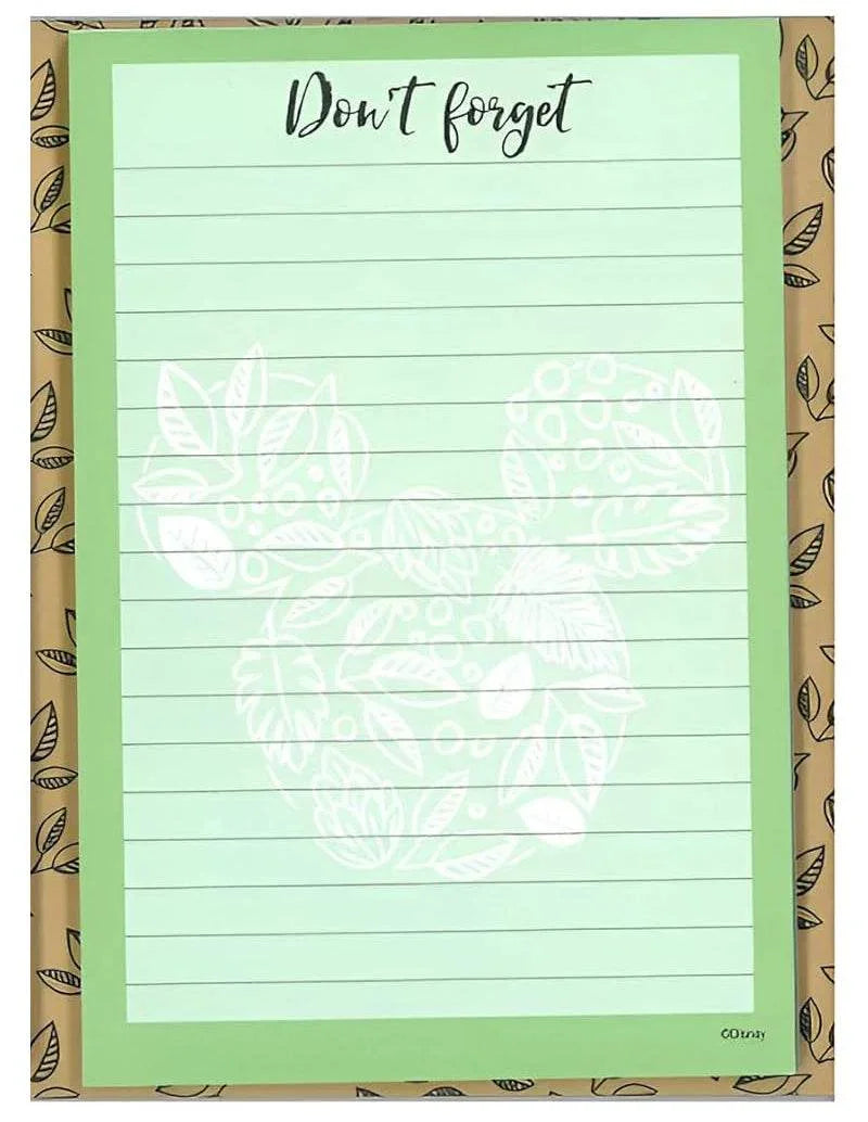 Disney Mickey Mouse Floral Desk Planner To Do List Memo Note Pad Sticky Tabs - Cloud Nine Stores