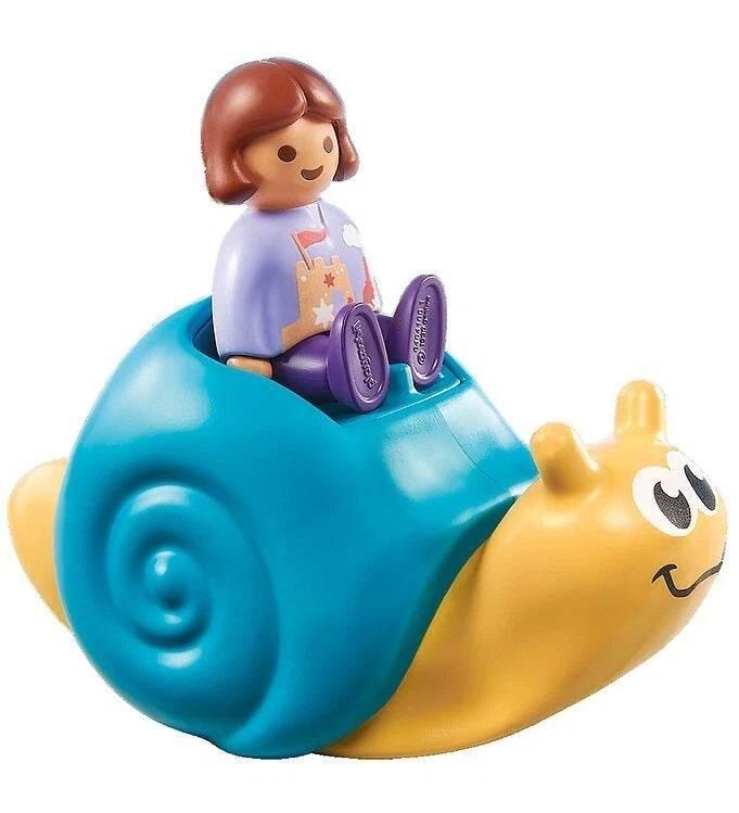 PLAYMOBIL #71322 1.2.3 Rocking Snail with Rattle - Cloud Nine Stores
