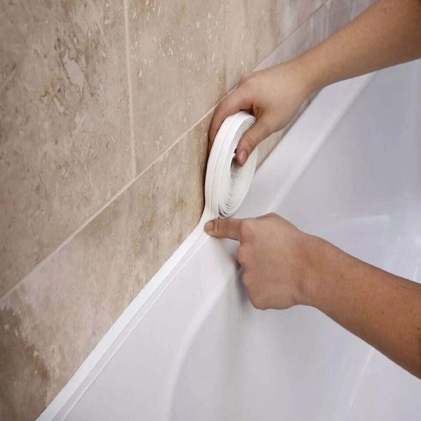 Rapide Bath & Wall Sealing Self Adhesive Tape 3.35M X 22MM - Cloud Nine Stores