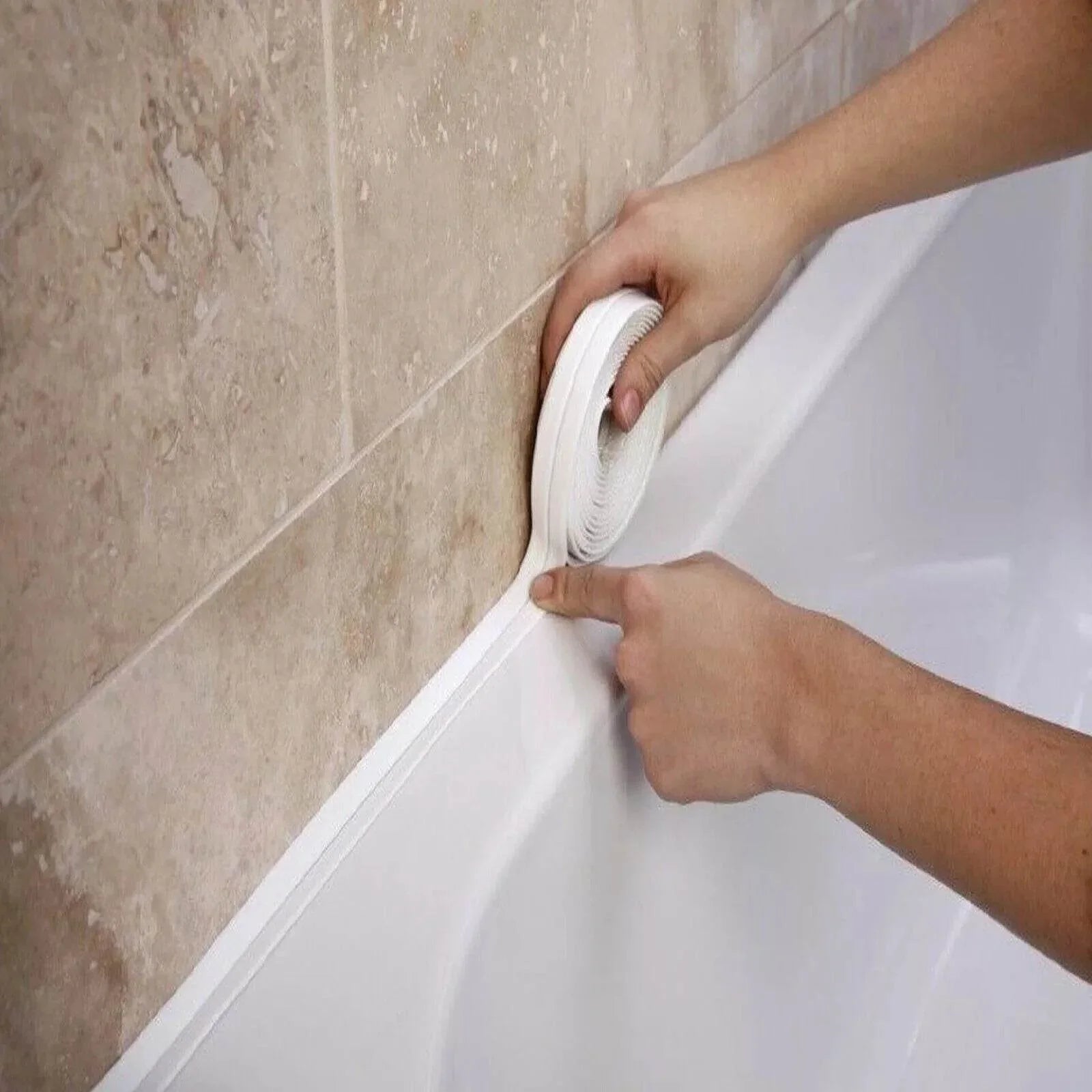 Rapide Bath & Wall Sealing Self Adhesive Tape 3.35M X 22MM - Cloud Nine Stores