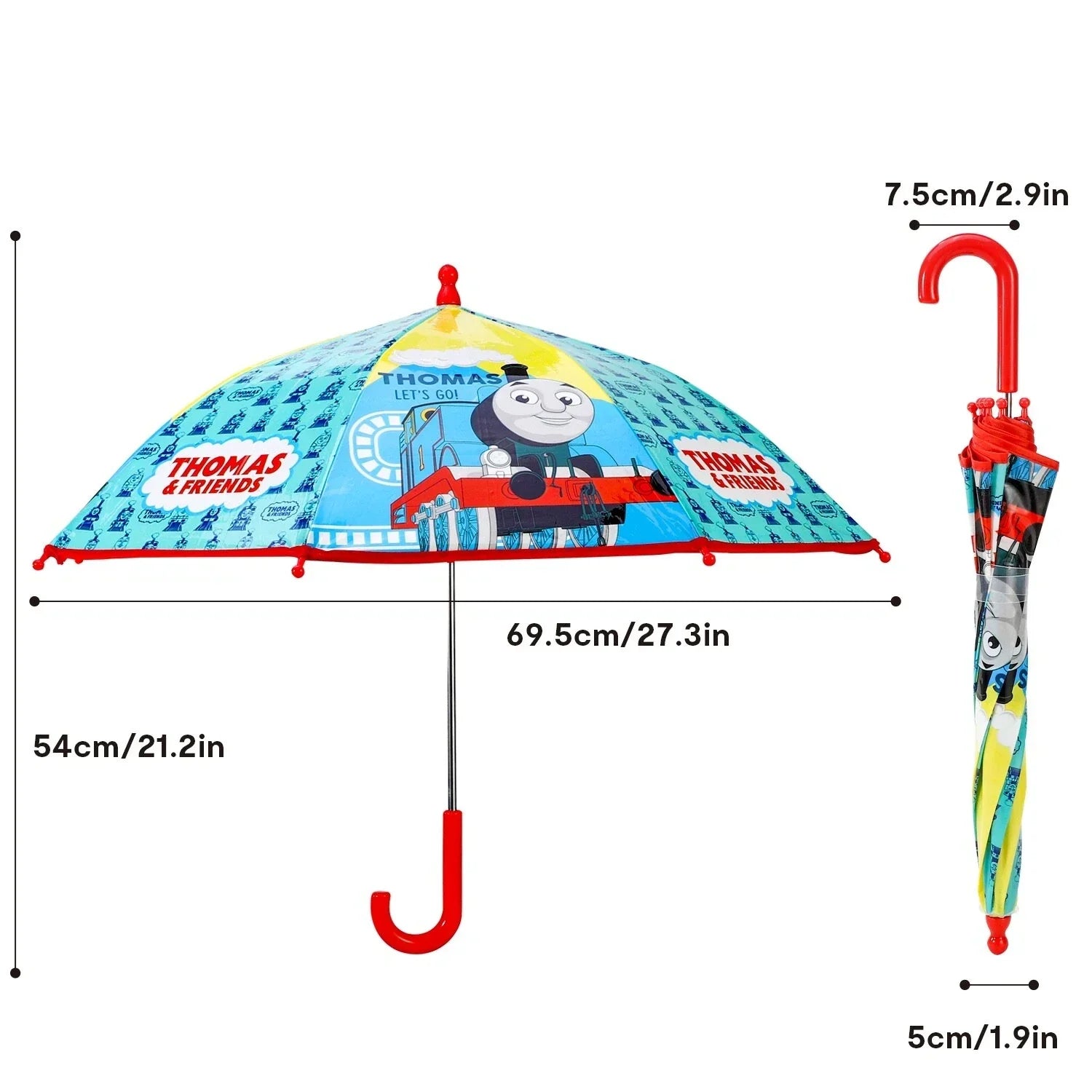 Thomas The Tank Engine & Friend Umbrella Children Character - Cloud Nine Stores