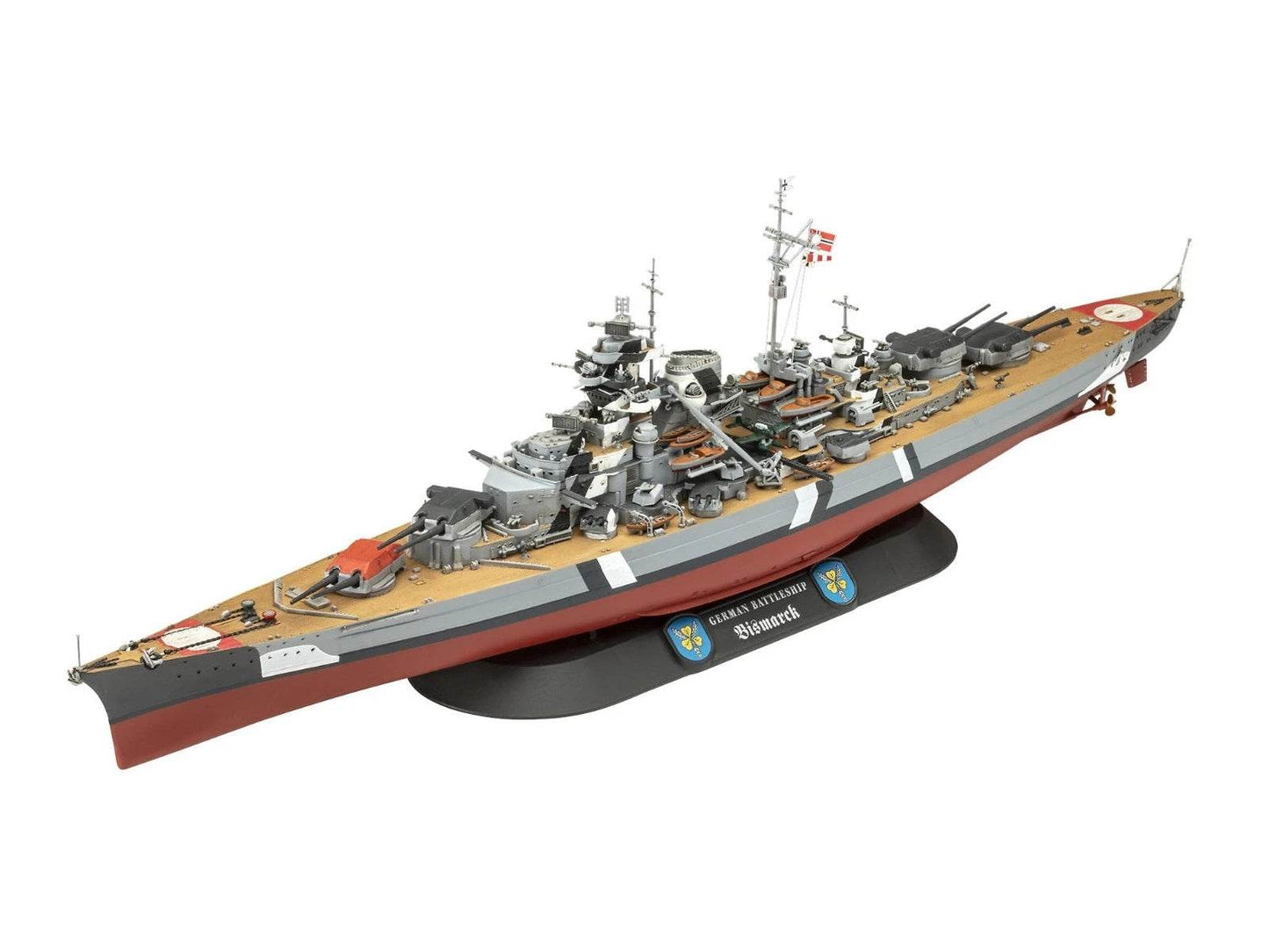 REVELL 05637 - The Legendary Bismarck 1:700 & 1:1200 Scale Model Boat Set - Cloud Nine Stores