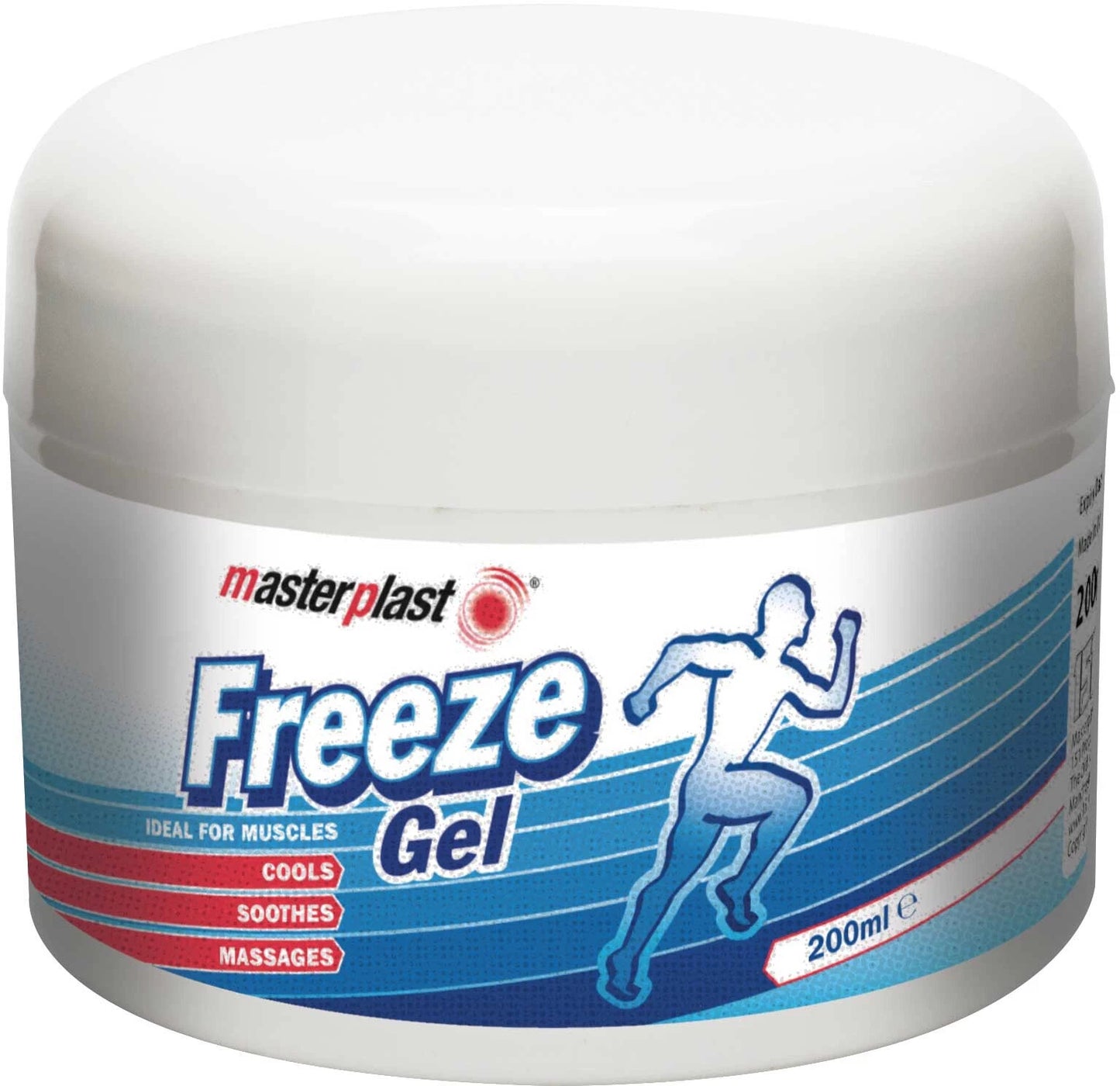 6 x MASTERPLAST MUSCLE RELIEF 200ML FREEZE GEL TUB Cloud Nine Stores