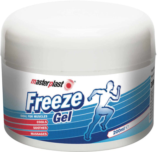 6 x MASTERPLAST MUSCLE RELIEF 200ML FREEZE GEL TUB