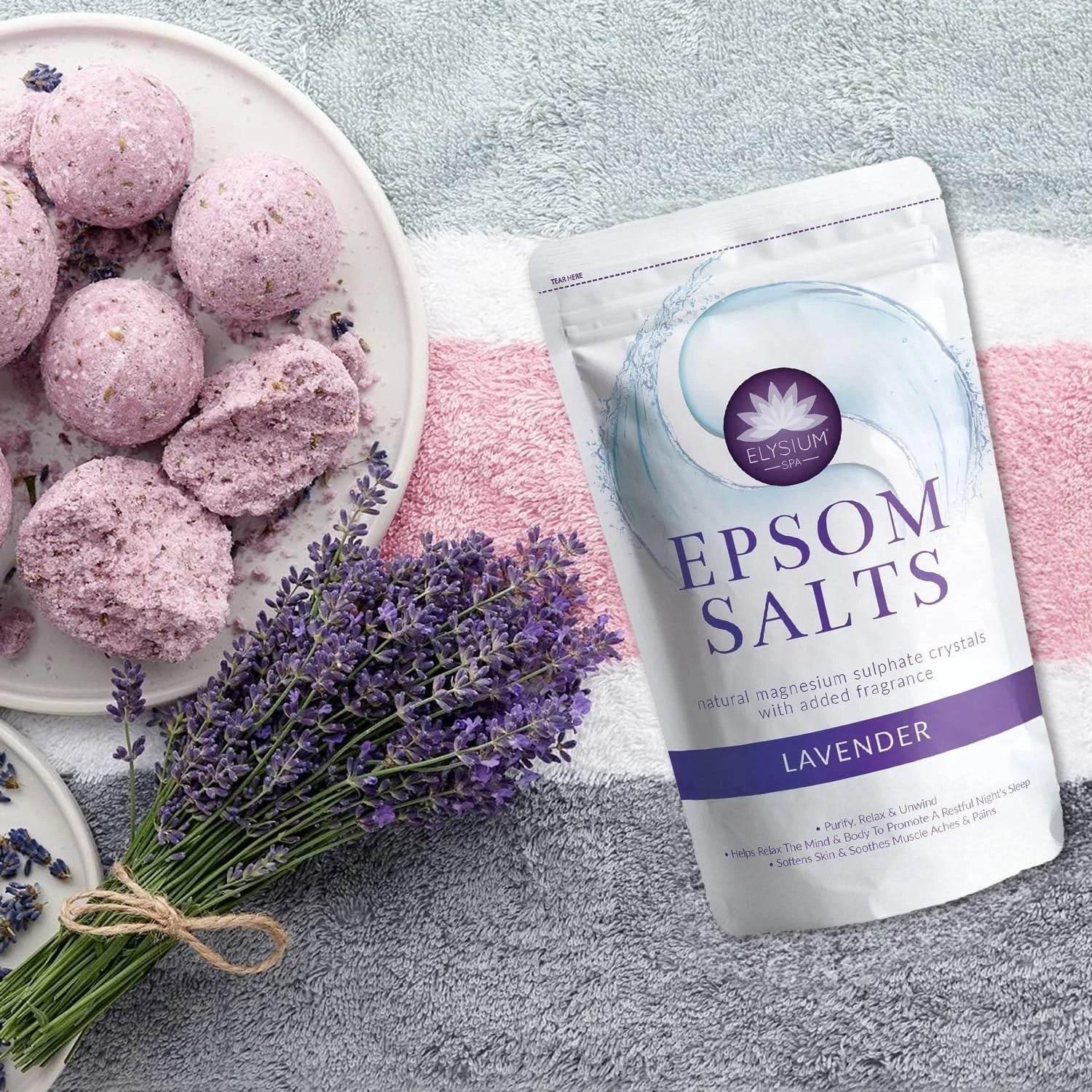Elysium Spa Epsom Salts 450g - Lavender - Cloud Nine Stores