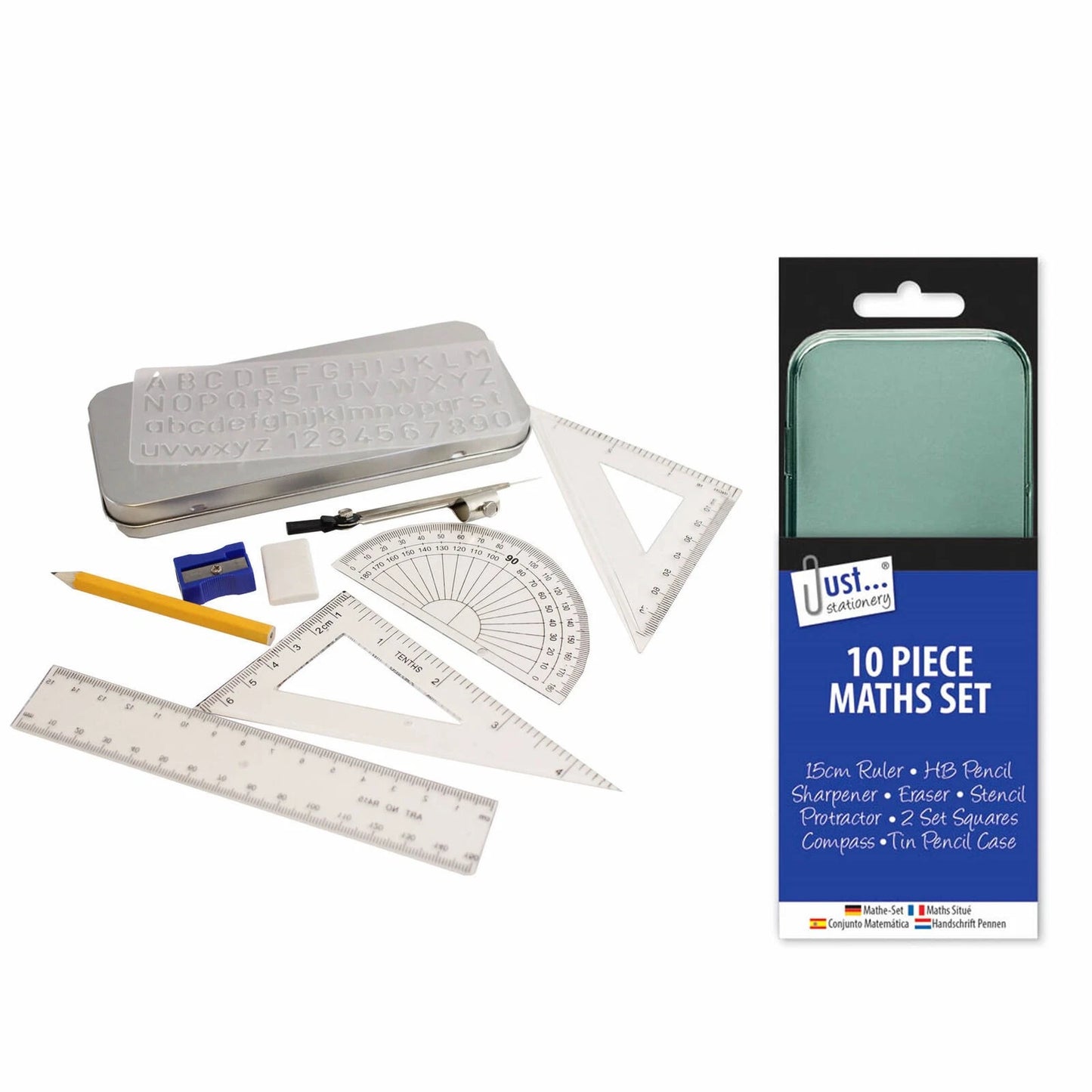 10 Piece Maths Set Cloud Nine Stores