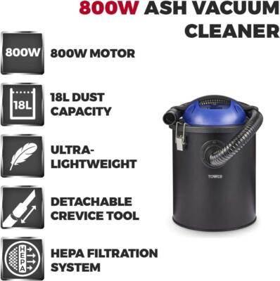 Tower T541000 TAV10 800W Ash Vacuum Cleaner - Cloud Nine Stores