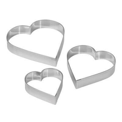 TALA SET OF 3 HEARTSHAPED COOKIE CUTTERS - Cloud Nine Stores