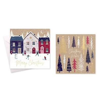 House & Christmas Tree Cards - Cloud Nine Stores
