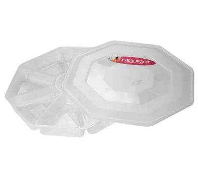 Nibble Tray With Lid 8 Storage Section Plastic - Cloud Nine Stores