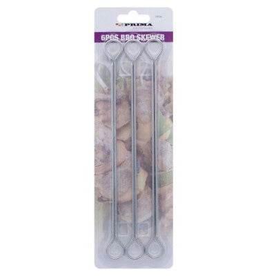 Prima 6 x Metal BBQ Skewers - Cloud Nine Stores