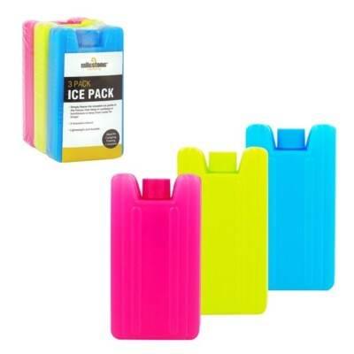 Mini Ice Cooler Blocks Pack of 3 Pink/blue/green - Cloud Nine Stores