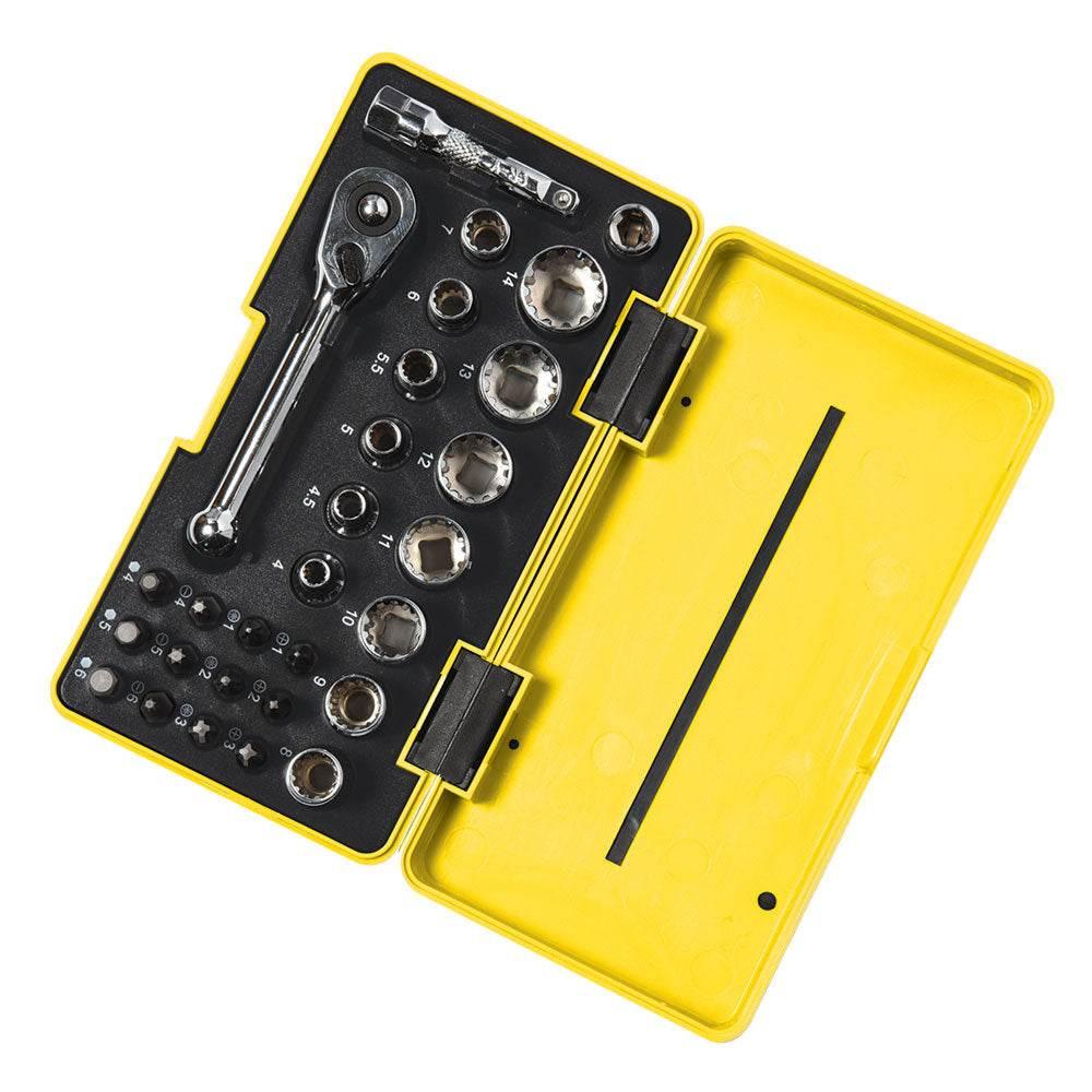 CK Tools T4654 Pocket Socket Set 1/4" 28 pieces - Cloud Nine Stores