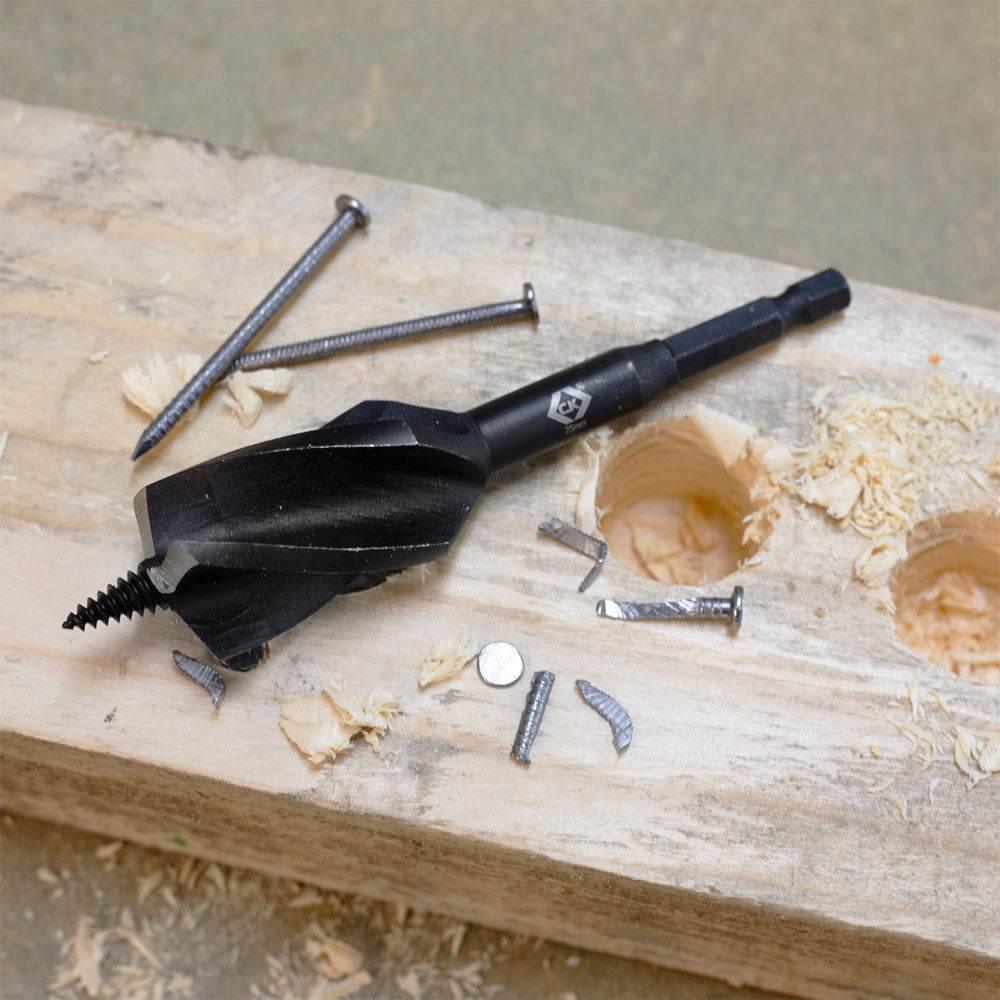 CK Tools T2946-16 Fast4Nails Wood Drill Bit 16 mm x 120 mm - Cloud Nine Stores