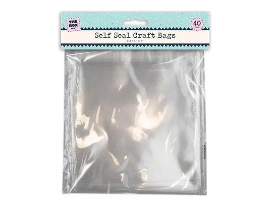 Self Seal Craft Bags 40pk - Cloud Nine Stores