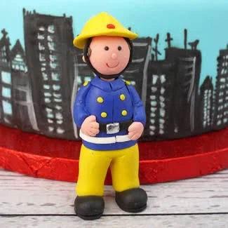 Culpitt Fireman Claydough Cake Topper - Cloud Nine Stores