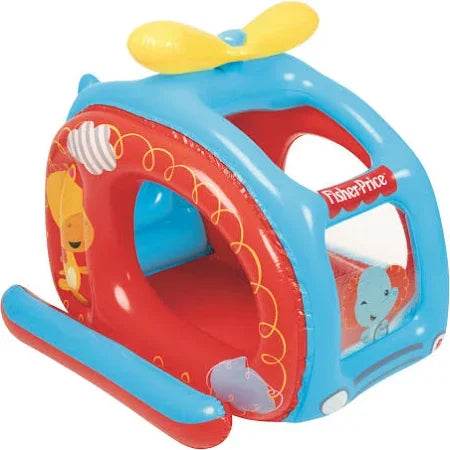 Fisher-Price Play Centre Activity Pool Helicopter Inflatable inc 25 Balls - Cloud Nine Stores