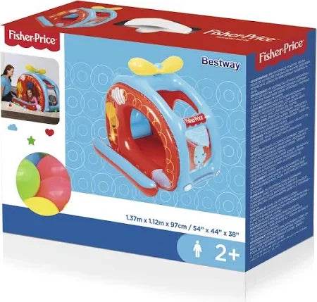Fisher-Price Play Centre Activity Pool Helicopter Inflatable inc 25 Balls - Cloud Nine Stores