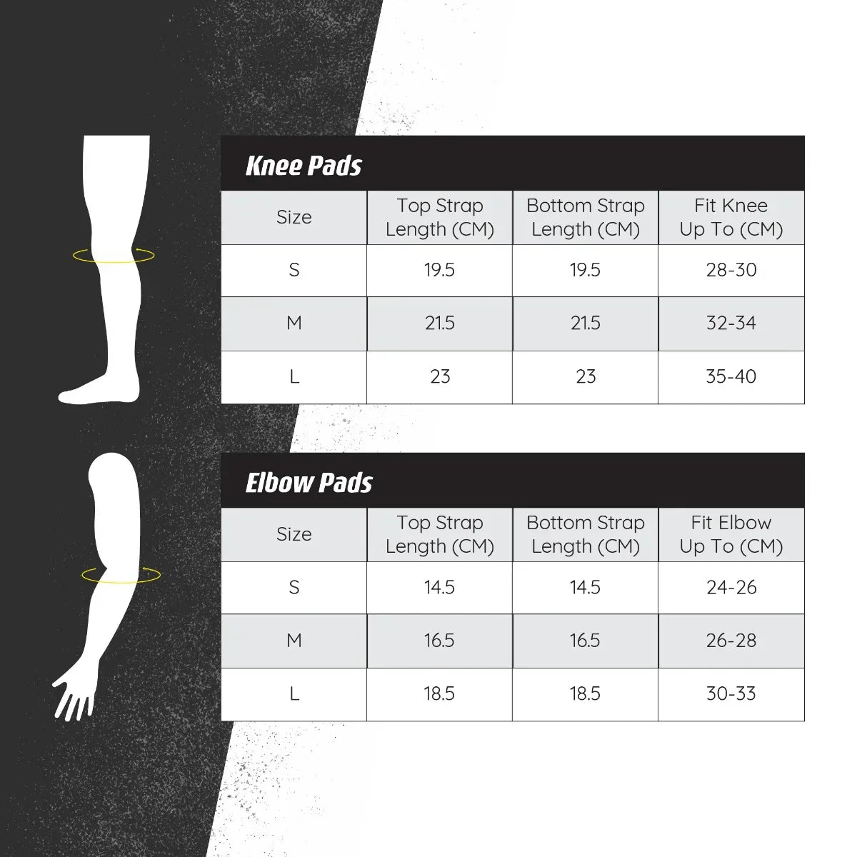 Osprey 6 Piece Pad Set - Black - Cloud Nine Stores
