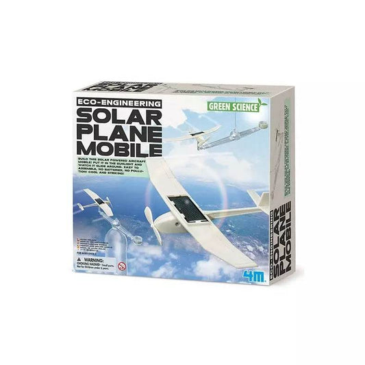 4M Green Science Solar Plane Mobile - Cloud Nine Stores