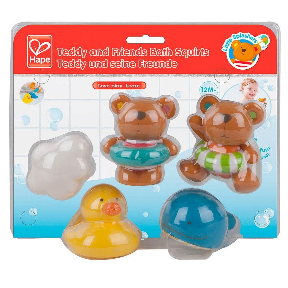 Teddy & Friends Bath Squirts - Hape - Cloud Nine Stores