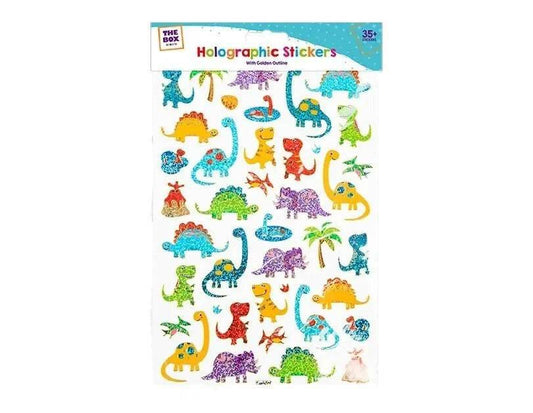 Boys Golden Outline Holographic Stickers - Cloud Nine Stores