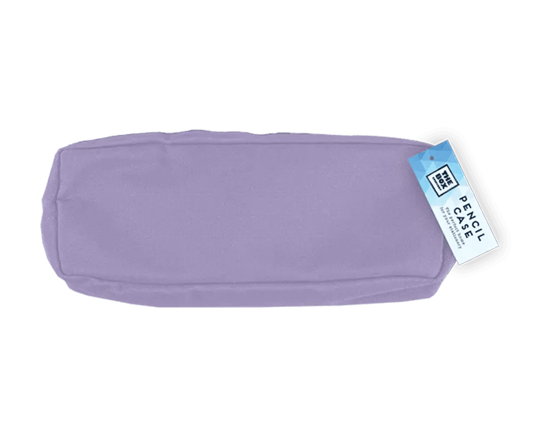 Pastel Plain Rectangle Pencil Case - Cloud Nine Stores